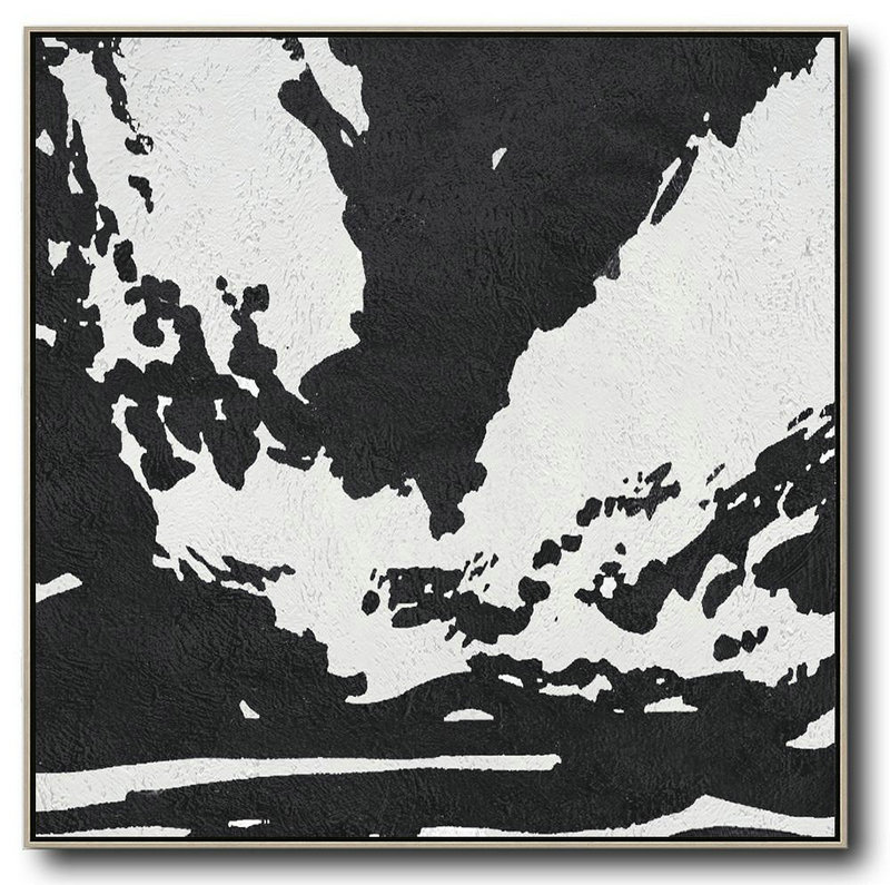 Extra Large Abstract Painting On Canvas,Oversized Minimal Painting On Canvas - Contemporary Canvas Paintings